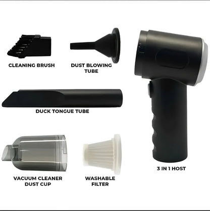 3-in-1 Mini Cordless Vacuum Cleaner